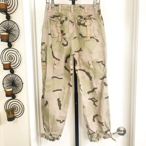 SMFK Wildworld Desert Camouflage Pararooper Pants - Green Brown Camo, Size S - Picture 4 of 10